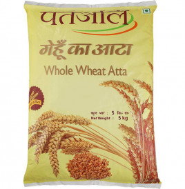 Patanjali Whole Wheat Atta   Pack  5 kilogram